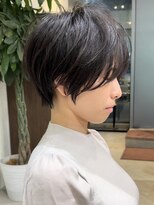 ビューブルー 亀戸錦糸町(VIEW BLUE)&nbsp;暗めカラーグランマッシュショートボブ