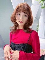 フリティ 大阪西梅田店(friity)&nbsp;オリーブミルクティーカラーベージュボブブリーチレイヤー心斎橋