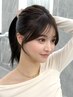 【桔川指名】前髪顔まわりカット+透明感カラー+選べるTR  11000円～