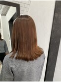 綺麗めブリーチなしのベージュブラウン