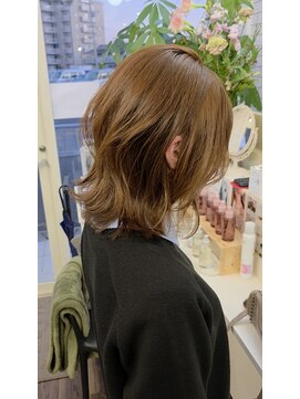 リール(THE RIRE.) ＊THERIRE. オリーブベージュ×レイヤーボブ＊