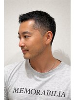 ヨシザワインク プレミアム 横浜 桜木町店(YOSHIZAWA Inc. PREMIUM) ベリーショート刈り上げアップバングメンズ