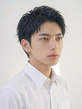 ヨシザワインク ハコザキ 水天宮前 日本橋人形町(YOSHIZAWA Inc.HAKOZAKI) 王道ナチュラルビジネスショート清潔感アップバングスタイル