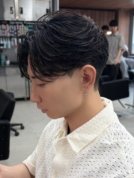 エルマーク 本山(L-MARK) マッシュヘア/フェザーパーマ/メンズヘア/men's