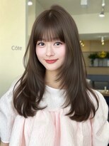 コート 表参道(Cote)&nbsp;美髪レイヤーカット/顔まわりレイヤー/ストレートロングレイヤー