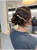 結婚式カチモリヘアアレンジ