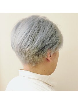 パティオンツー(PATIONN2) 坂本龍一風ハイブリーチホワイトグレージュアッシュメンズカラー