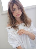 外国人風ふわくしゅセミロング