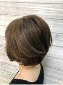 アッシュベージュボブ
