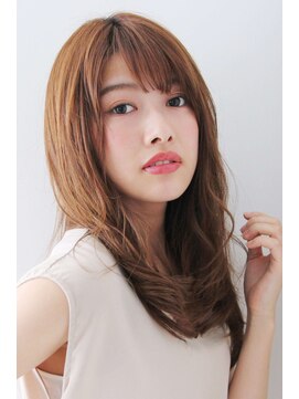 アグノス 青山(Agnos) ★小顔カットシースルー透け感ラベンダー艶カラーナチュミディ