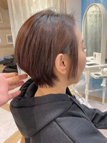 ロンド ストラーダ 心斎橋(Lond strada)&nbsp;ショート×ハイライト白髪ぼかし×シルキーベージュ[心斎橋]