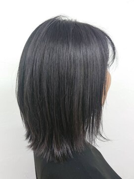 ヘアアンドメイク ゼン ヨコハマ(Hair&Make ZEN YOKOHAMA) ダブルカラーで作るネイビーブラック