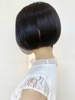 クオリス 上板橋店(QUALIS) 大人かわいい★前下がり 艶ボブ 刈り上げ ボブ ラベンダー 艶髪