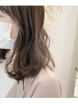 ファイブボックスヘアー 広島(five vox hair)&nbsp;レイヤー×アッシュベージュ