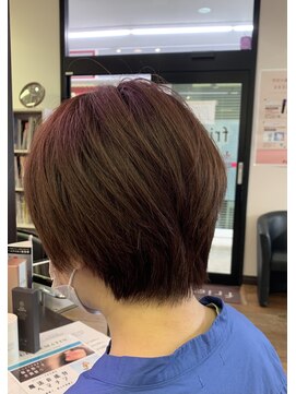 フレンズ 環状通東店(friend's) ピンクカラー×ショートヘア　12