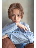 オースティン 調布アミックス(AUSTIN)&nbsp;大人かわいい前髪セシルカットココアブラウンフリンジウェーブ