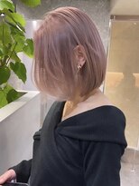 サンク 原宿 表参道(cinq)&nbsp;前下がりボブミニボブナチュラルボブショートボブ20代韓国前髪