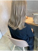 ハイライト×グレージュ