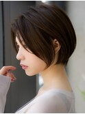 前髪長め大人ショートボブ20代30代40代【AIN.表参道】川原大地