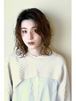 クシュ 所沢東口店(kusyu...) ペールベージュセクションカラーグラデーションカラー外ハネボブ