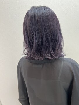 アールモンドヘア新世界 【北見】＃切りっぱなしボブ＃ラベンダーアッシュ