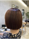 30代40代50代◎大人かわいいストレートボブ 登戸