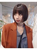 ミニボブ似合わせカット小顔カットモードヘア大人ガーリー