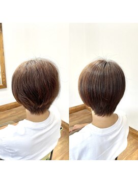 デュアル(dual) 40代／定期カット☆ショートヘア　静岡市／葵区