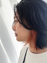 マスタード(MASTARD)&nbsp;レイヤーカットミディ＆インナーカラー