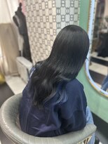 ルフレ 新宿本店1st(Reflet) ブルーインナーカラー/プルエクステ