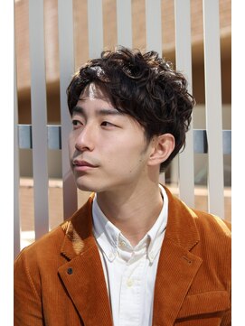 フリリ 新宿(Hulili men's hair salon) 波巻き/ツーブロックマッシュ/ツイストスパイラル/パーマ
