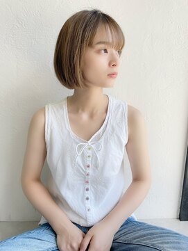 オーロ 緑地公園店(ORO) 20代30代40代50代シアーカラー姫カットセミディカールショート