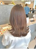 ミルクティーベージュ/くびれミディアム