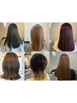 《メーカーから厳選/ダメージレスな薬剤のみ取扱》カット+カラー+TR￥8000/マンツーマンだから安心仕上がり