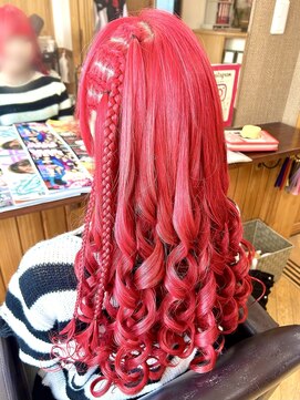 エクステンション クーチャー(Extention Cu'cha) サイド編み込み　ライブヘアアレンジ
