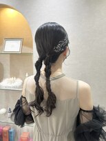 カラークチュール(Color Couture)&nbsp;黒髪カタログ/ホブルフ/ネビージュ/小顔に見せるヘア/ワンレン