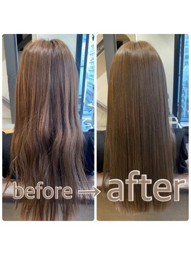 リル 7F 銀座(Rire) 【ミネコラ】【髪質改善】艶ロング