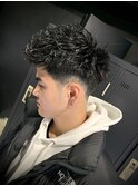 ジェットモヒカン×スキンフェード×フェード×メンズショート