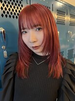 ナループロア ルームー(Nalu pu loa ROOMOO)&nbsp;レイヤーカット/レッドブラウン/暖色カラー