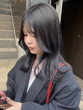 タロ(TALO) 【TALO】暗髪でも重くならない透明感カラー