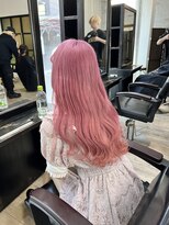 ノエ 心斎橋(Noe)&nbsp;ブリーチ2回コーラルピンクカラー