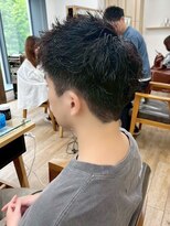 ネオリーブ クーロ メゾン 横浜(Neolive curro Maison)&nbsp;韓国マッシュ　波巻きツイストスパイラル[メンズ]フェザーパーマ