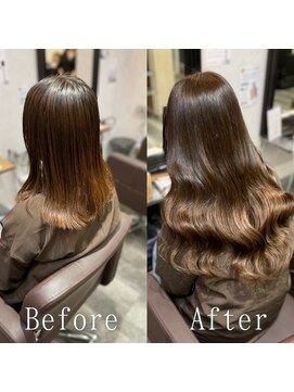 あるじゃんすー 心斎橋店 ココアブラウン#シ-ルエクステ#くびれヘア#韓国#ワンホン#心斎橋