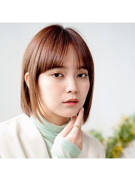 モンド ヘアクリエーション 西田店(monde hair creation) 【monde】ワンカール×切りっぱなしボブ×2WAYバング