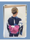 【上品×可愛い】　浴衣着付け+ヘアセット