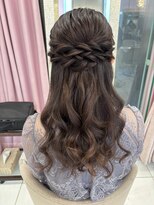 ヘアメイク マリア 福岡天神西通り(hair make MARIA) ゆるふわハーフアップ