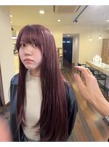 小悪魔的ピンクブラウン