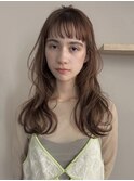 大人のオン眉レイヤー☆抜け感/ニュアンスパーマ/ミディアム
