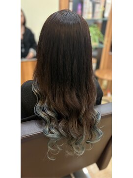 ヴァンクラウドフロムコウベ 恵庭店(VENT CLOUD from KOBE) ミントグラデーションカラー/ダブルカラー