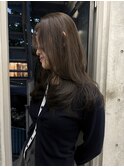 レイヤーカット/中崎町/大阪梅田/オリーブベージュ